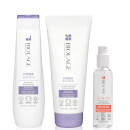 Biolage Hydrasource Hydrating Shampoo, Conditioner and All-in-One Hair Oil For Dry Hair Biolage Hydrasource Hydrating Shampoo, Conditioner and All-in-One Hair Oil For Dry Hair