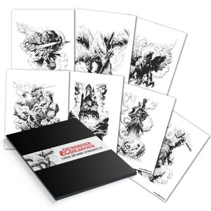 Fanattik Dungeons & Dragons Lithograph Set