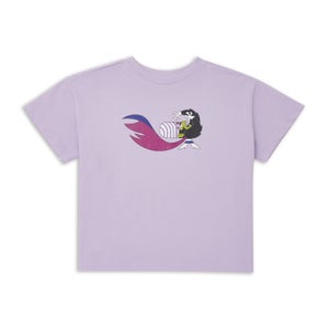 Powerpuff Girls Mojo Jojo Women's Cropped T-Shirt - Lilac