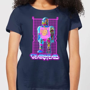 Rick and Morty Gearhead Damen T-Shirt - Navy Blau