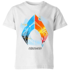 Aquaman Back To The Beach Kinder T-Shirt - Weiß