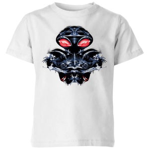 Aquaman Schwarz Manta Sea At War Kinder T-Shirt - Weiß