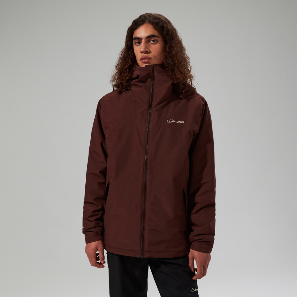 Isolierte Deluge Pro 3.0 Herren-Regenjacke - Braun